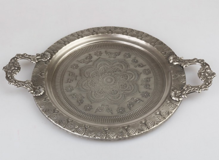 سینی فلزی طرح برجسته