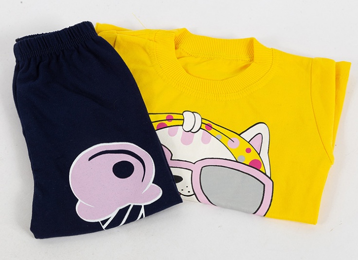 تیشرت شلوار دخترانه طرح گربه