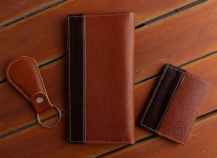 ست سه تکه کیف چرم