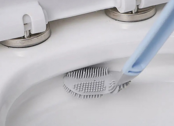 برس سیلیکونی توالت