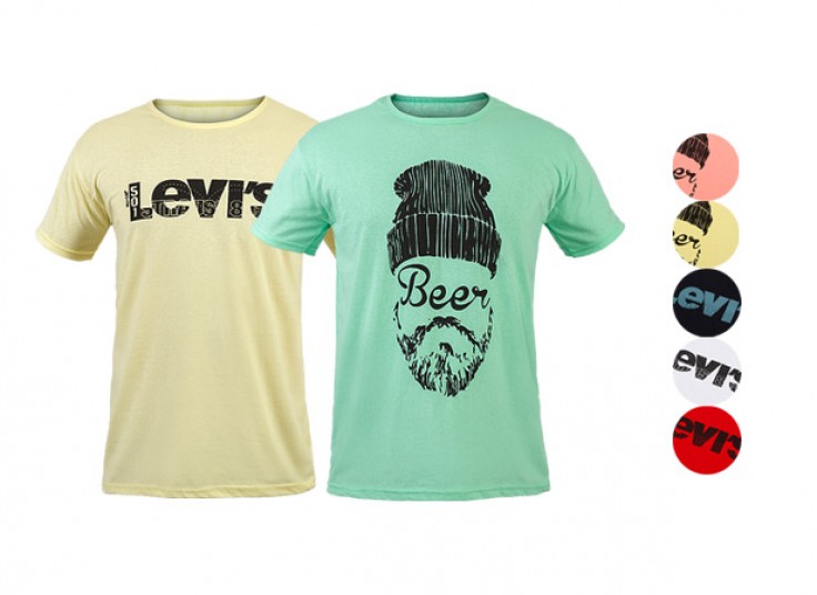 تیشرت مردانه طرح Levis
