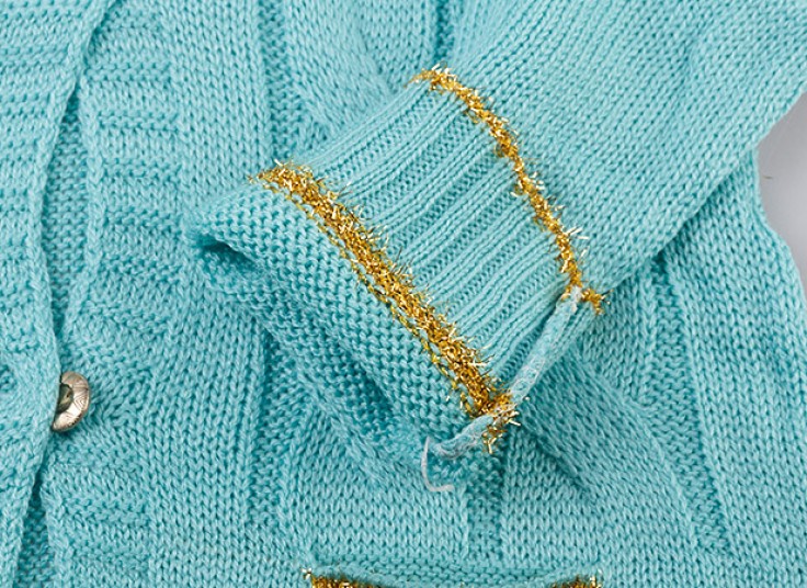 ژاکت بافت کلاهدار دخترانه