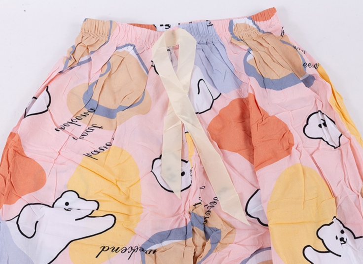 شلوار نخی فانتزی