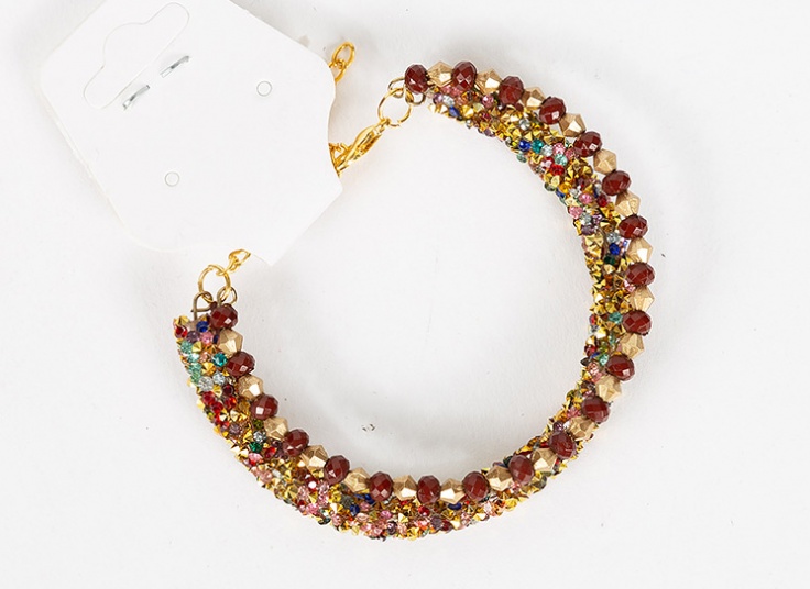 دستبند طرح کریستال