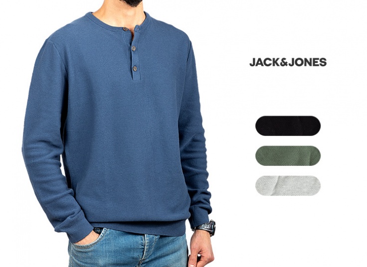 پلیور سه دکمه مردانه JACK & JONS