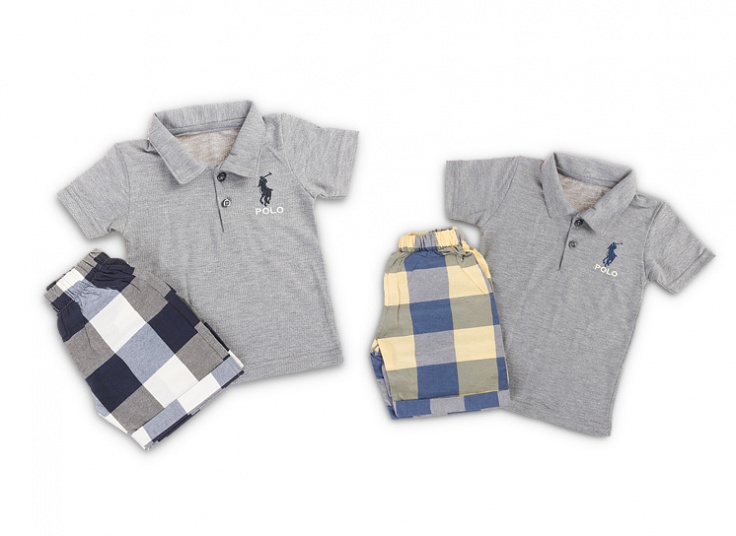 ست پولوشرت و شلوارک پسرانه POLO