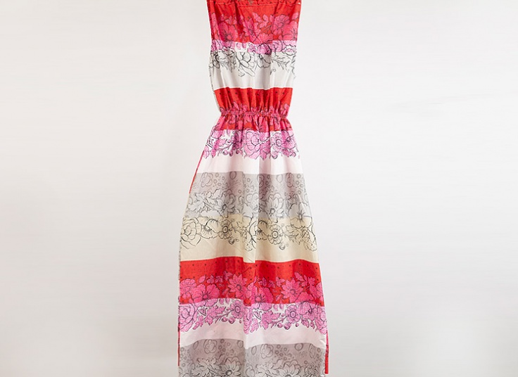 پیراهن ساحلی گل‌دار زنانه