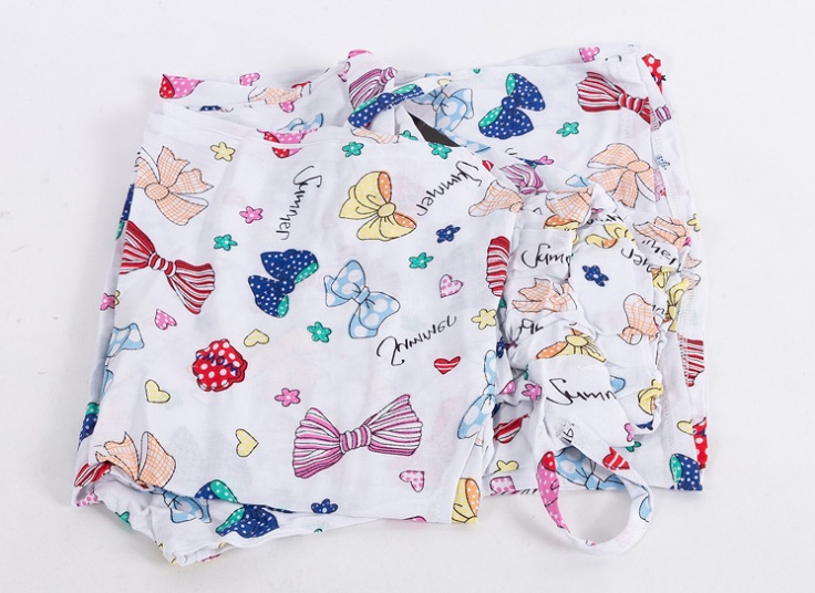 تاپ و شلوارک نخی طرحدار