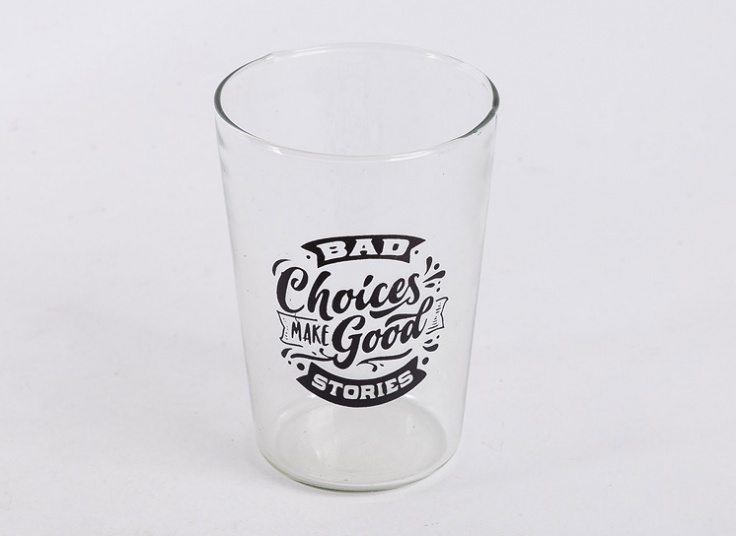 لیوان شیشه‌ای موکا Emin