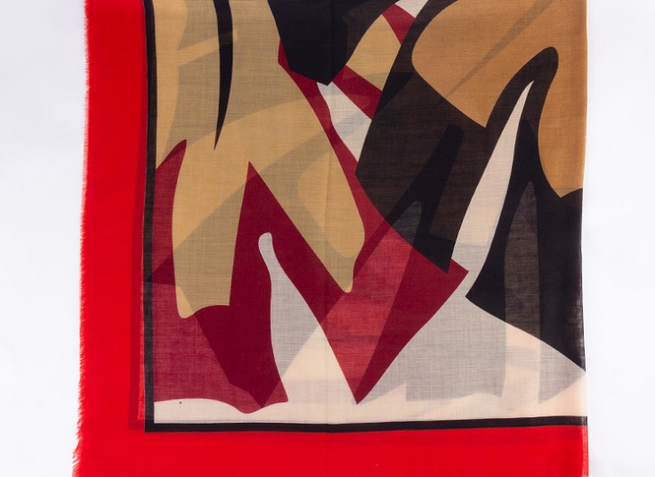 روسری آبرنگی Lamiz