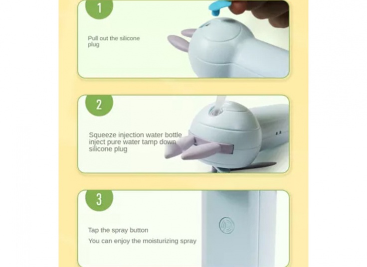 دستگاه بخور سرد و مینی فن شارژی