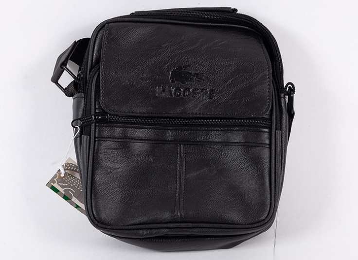 کیف دوشی مردانه طرح LACOSTE