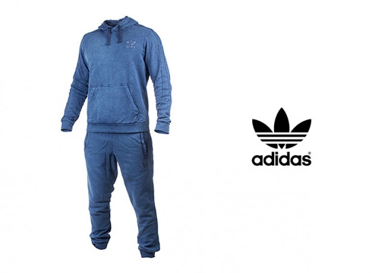 ست سویشرت کلاه دار و شلوار Adidas