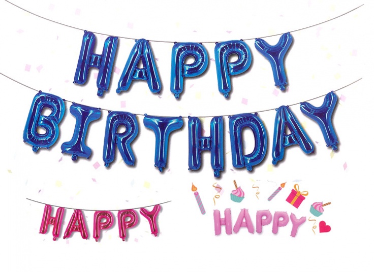 بادکنک فویلی Happy Birthday