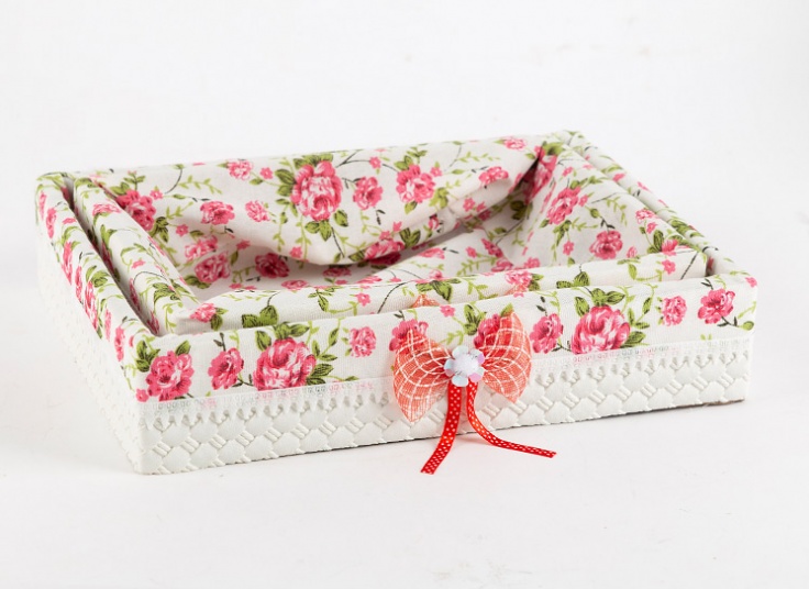 پک دو عددی سبد نان چوبی