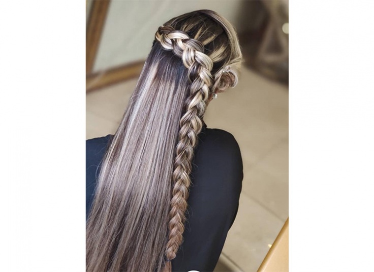 بافت مو در سالن بیوتی ندا