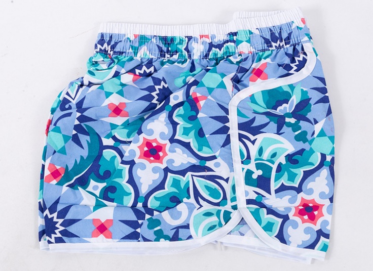 شلوارک زنانه طرح هاوایی