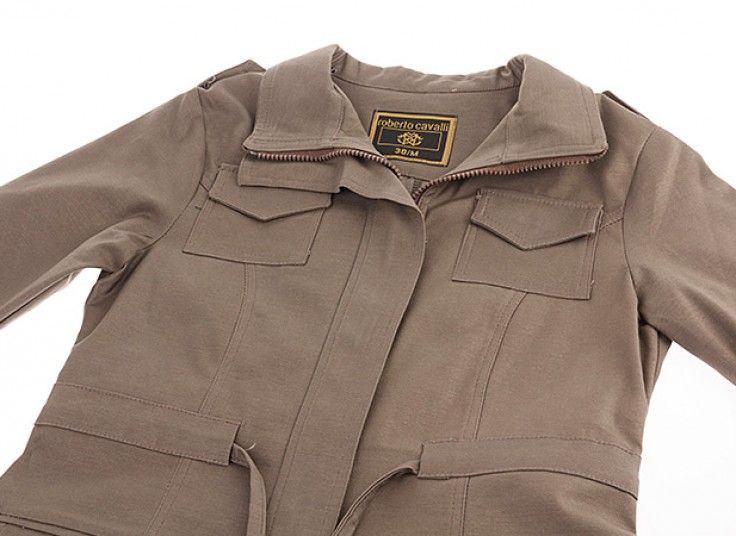 مانتو پاییزه طرح roberto cavalli