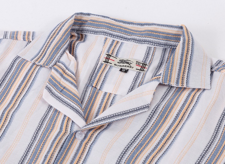 پیراهن مردانه کنفی طرح BURBERRY