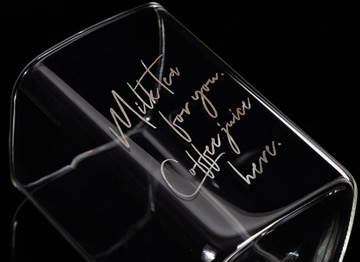 نیم لیوان پیرکس مربعی