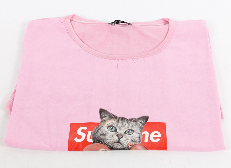 تیشرت زنانه طرح گربه
