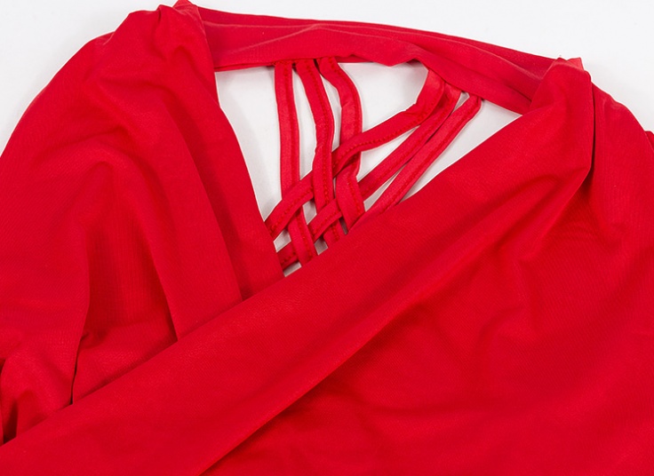 تاپ زنانه پشت ضربدری