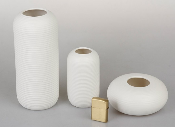 گلدان سرامیکی Grooved