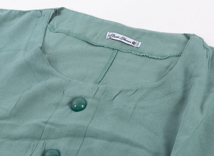 کراپ نخی دکمه‌دار کد14276