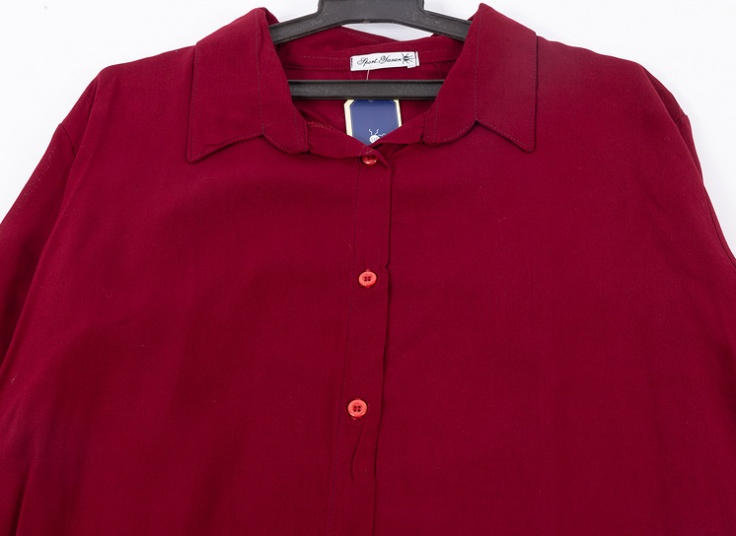 شومیز مانتویی بغل دکمه دار