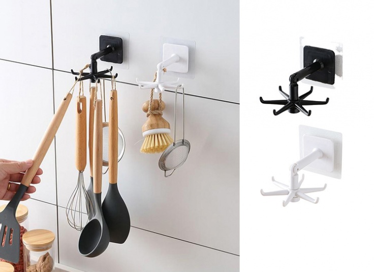 آویز دیواری کفگیر و ملاقه ROTARY HOOK