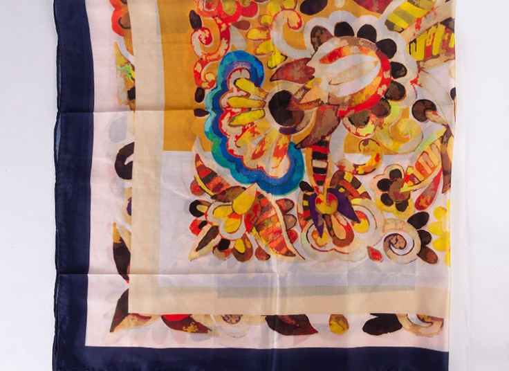 روسری ساتن قواره دار Ziboo