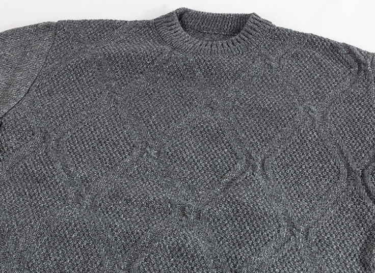 پلیور بافت یقه گرد مردانه