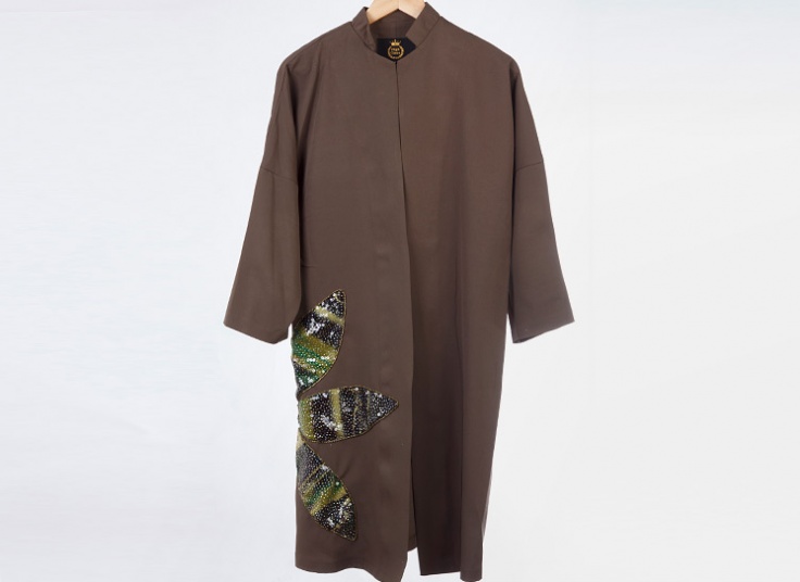 مانتو کرپ زنانه Floreado