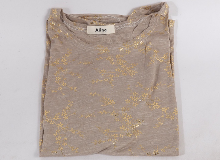 تیشرت زنانه طرح طلاکوب Alina