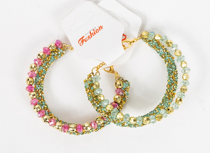 دستبند طرح کریستال