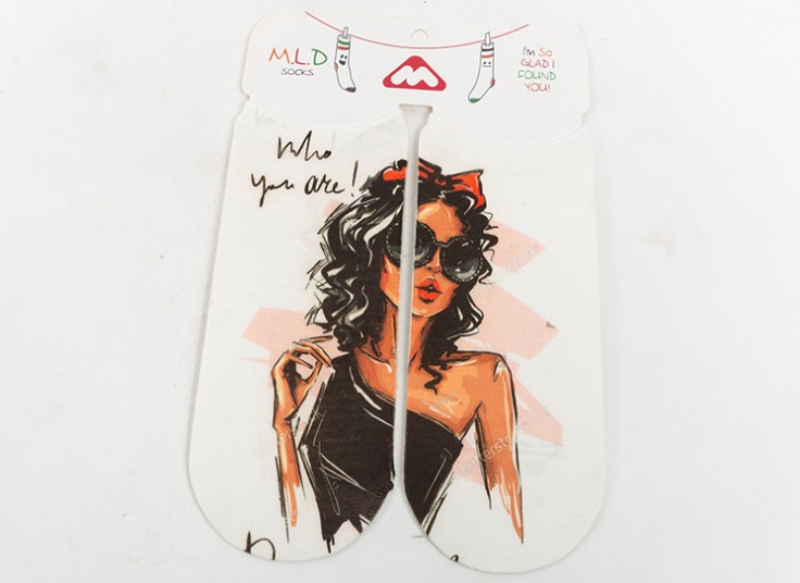 جوراب طرح چاپی MLD