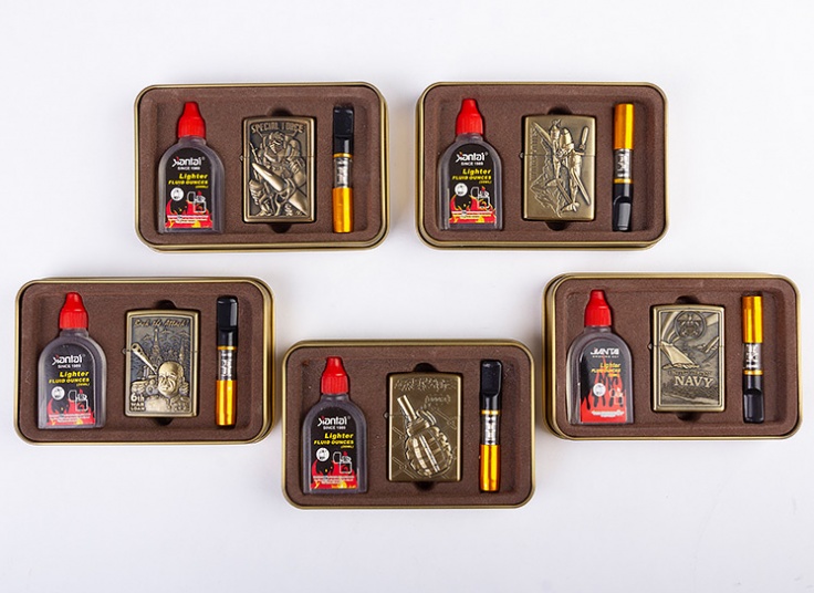 پکیج سه تکه فندک بنزینی Jiantai