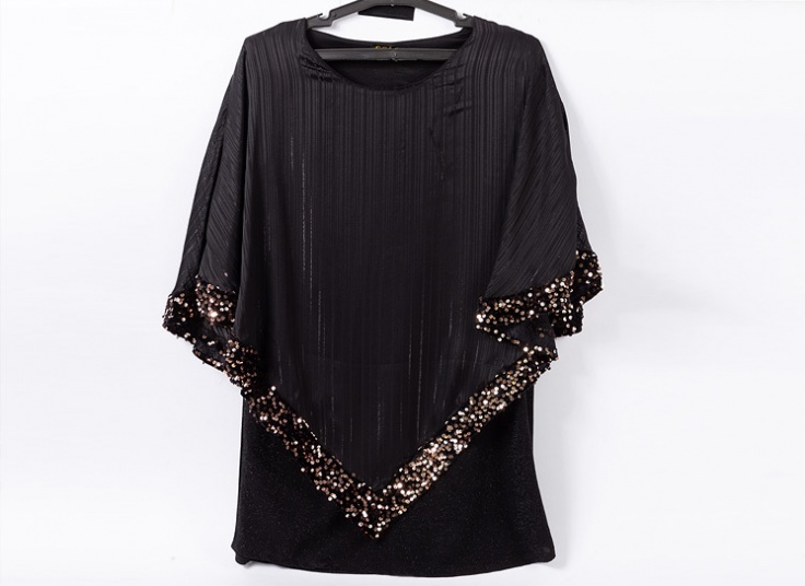 شومیز مجلسی زیر و رو پولکی