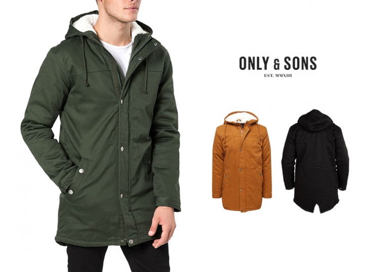 اورکت کلاهدار مردانه ONLY & SONS