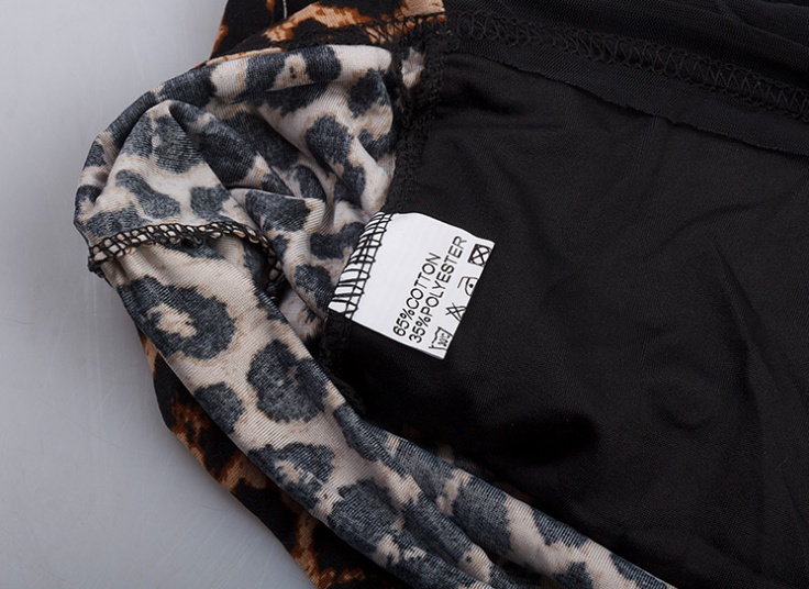 پیراهن کوتاه پلنگی زنانه Ding Yu