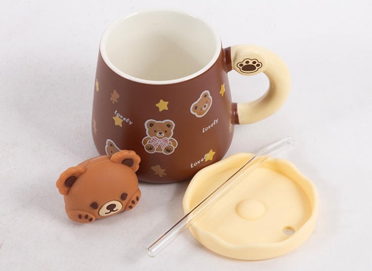 ماگ خرسی درب دار Perfect Life