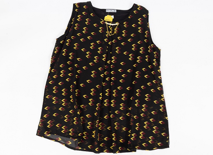 تاپ طرح دار حریر زنانه