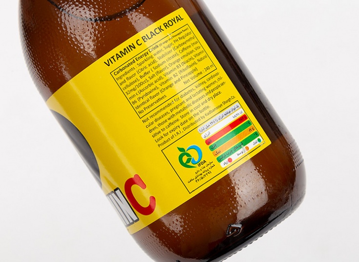 نوشابه انرژی زا ویتامین سی Black Royal