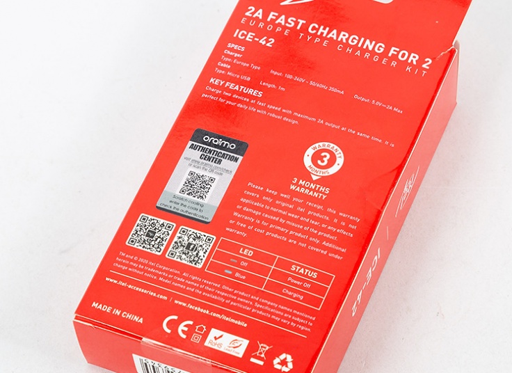 شارژر Itel مدل ICE-42