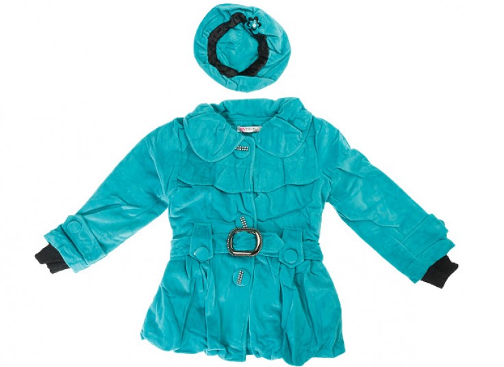 کت مخمل زمستانی دخترانه Vogue