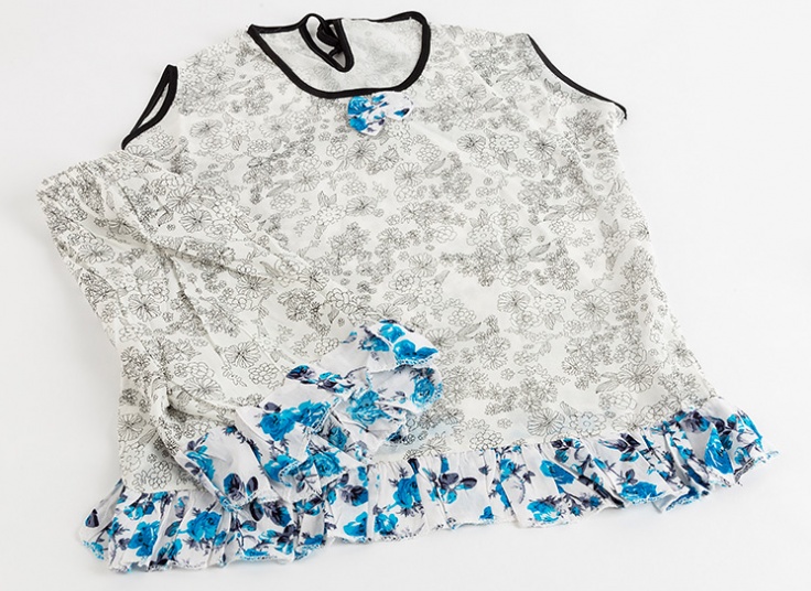 ست تاپ شلوارک دخترانه Papillon