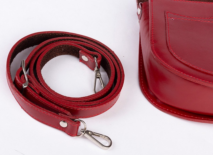 کیف دوشی چرم طبیعی زنانه Saddle