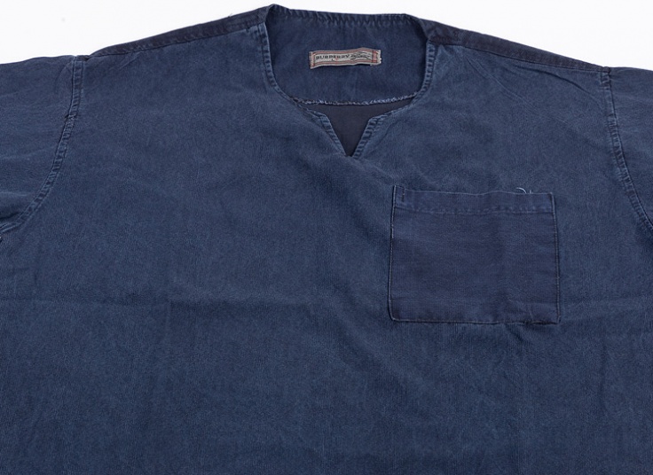 تیشرت مردانه یقه کوبایی Burberry