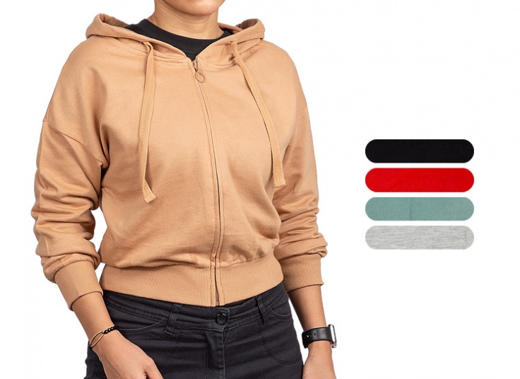 سوئیشرت نیم تنه زنانه TERRANOVA