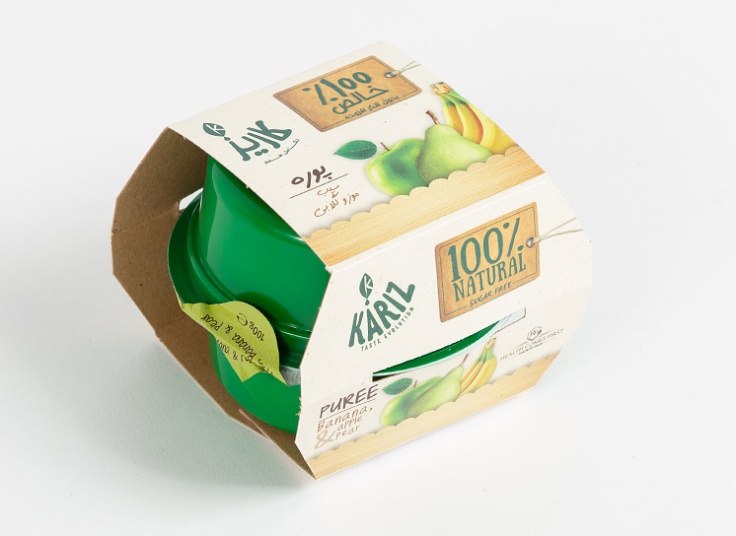 پک 2 عددی پوره میوه KARIZ